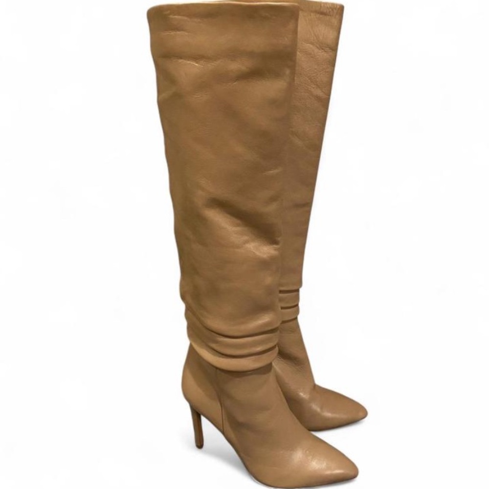 Vince Camuto Tan Over the Knee Boots